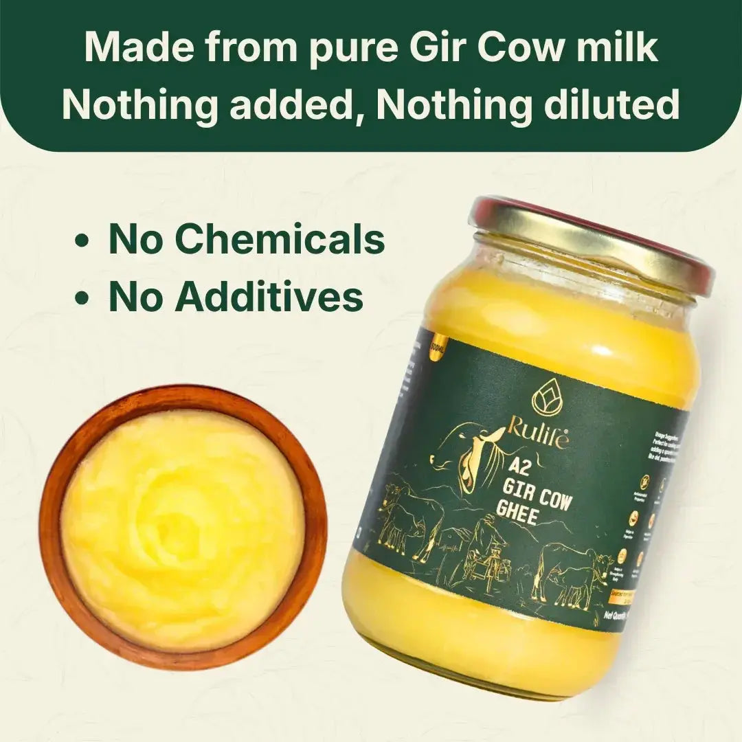 Rulife A2 Gir Cow Ghee jar
