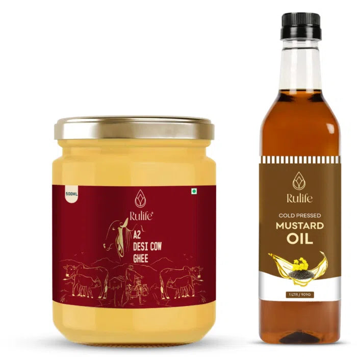A2 Desi Cow Ghee & Mustard Oil