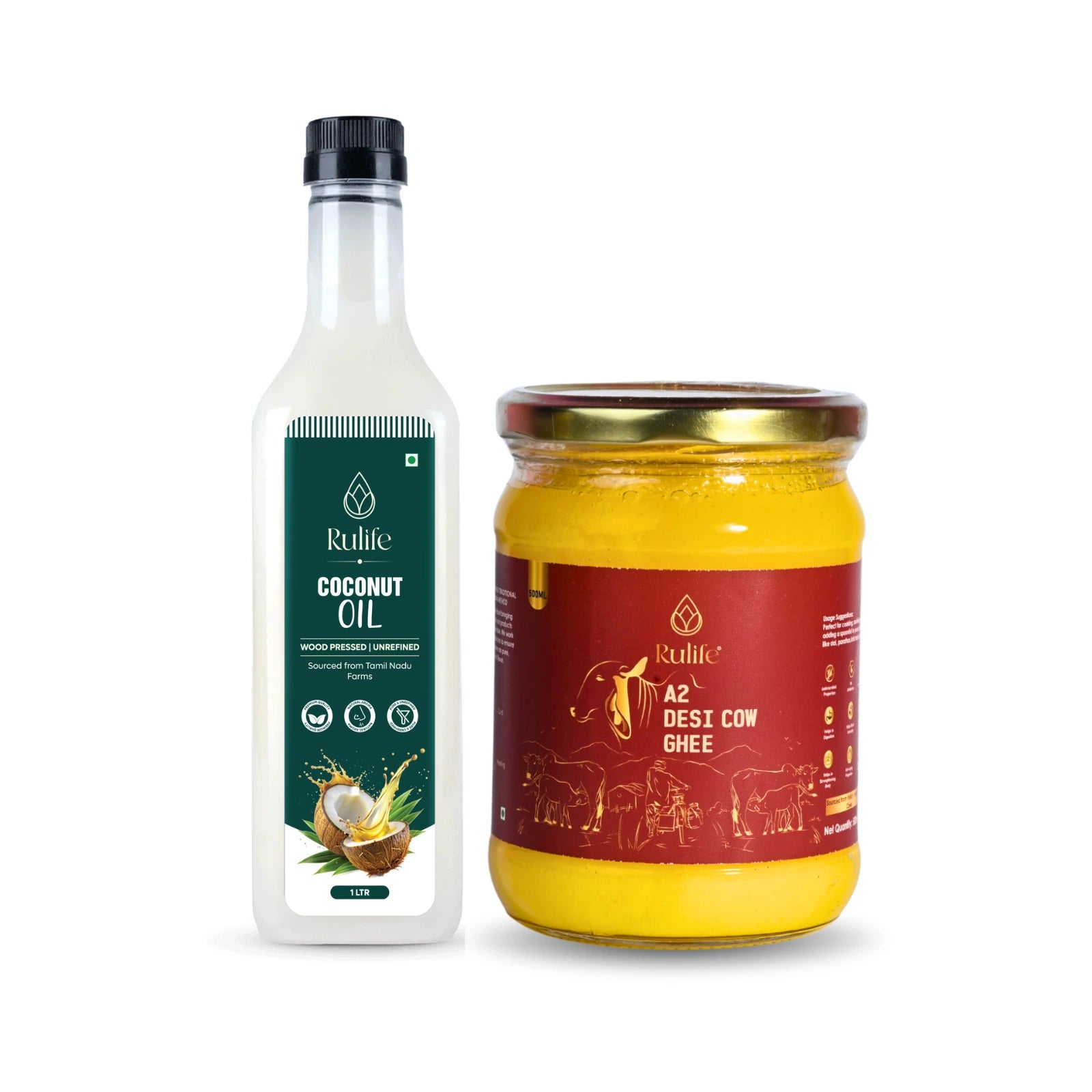 A2 Desi Cow Ghee Oil Combo
