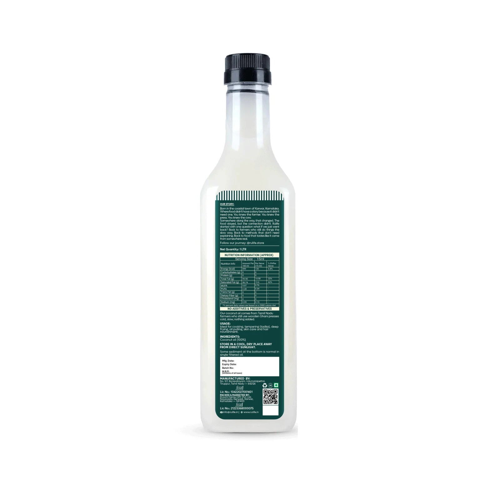 Cold Pressed Coconut Oil
