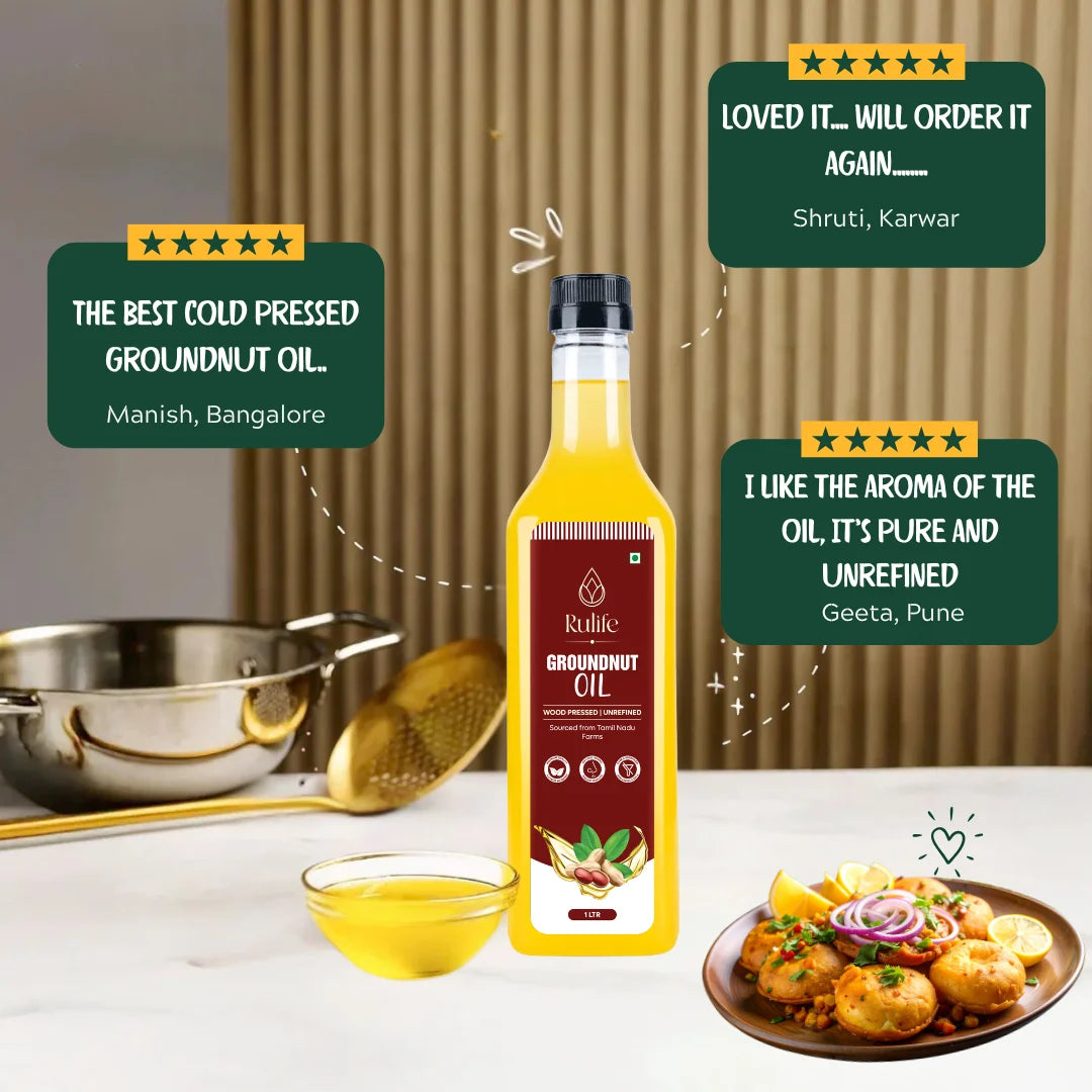 Cold Pressed Groundnut Oil