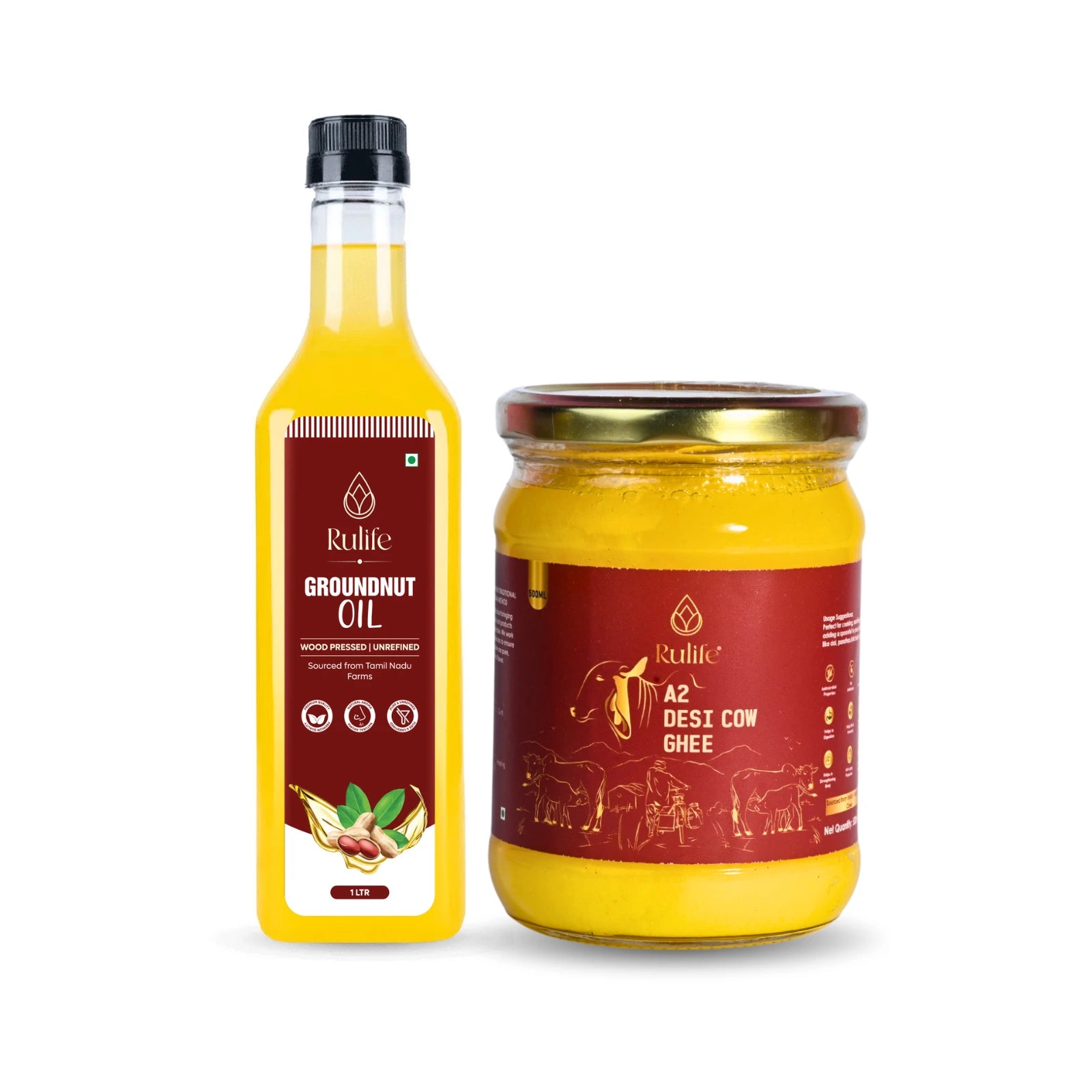 A2 Desi Cow Ghee Oil Combo
