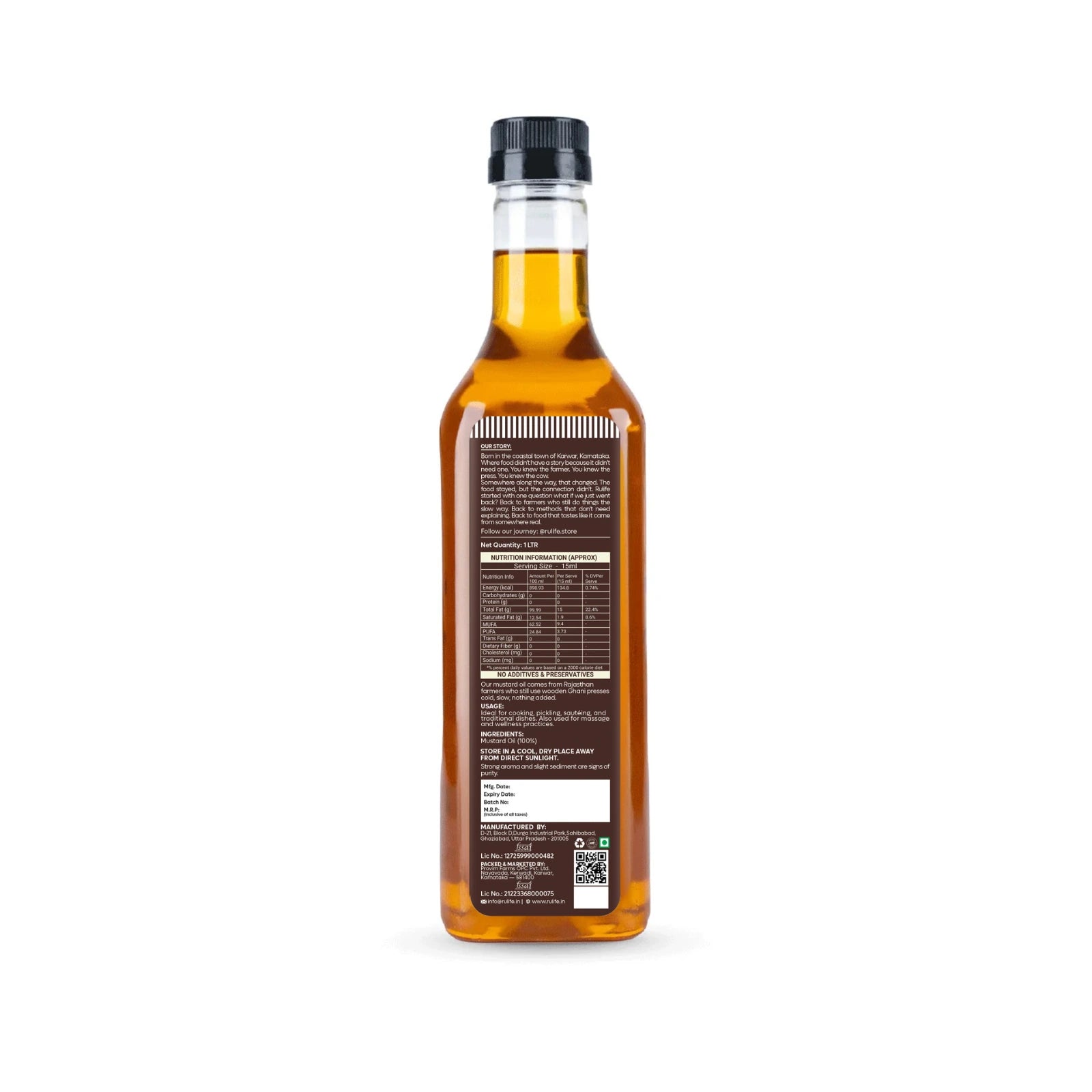 Cold Pressed Mustard Oil